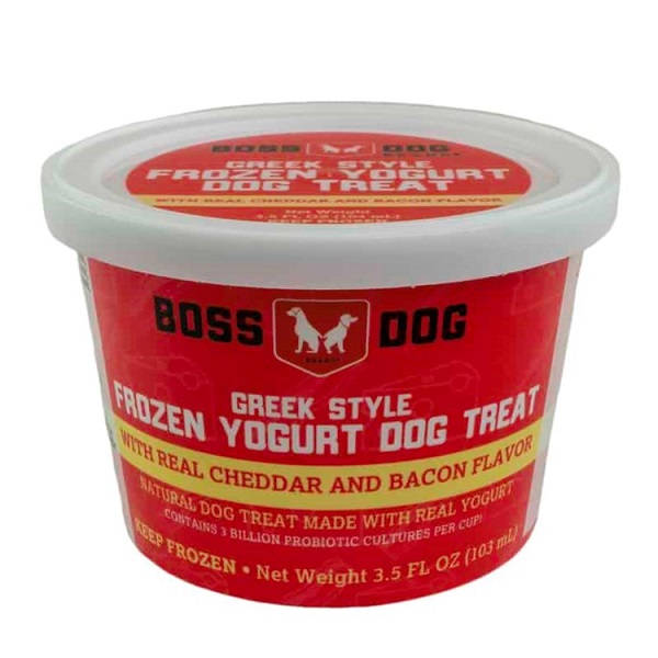 Boss Dog Cheddar & Bacon Frozen Yogurt Pet Treats
