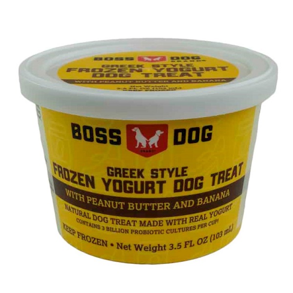 Boss Dog Peanut Butter & Banana Frozen Yogurt Pet Treats
