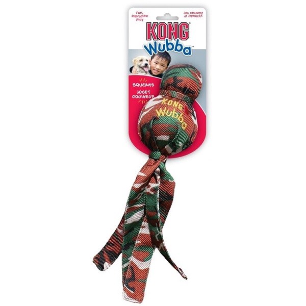 KONG Wubba Green Camo Dog Toy