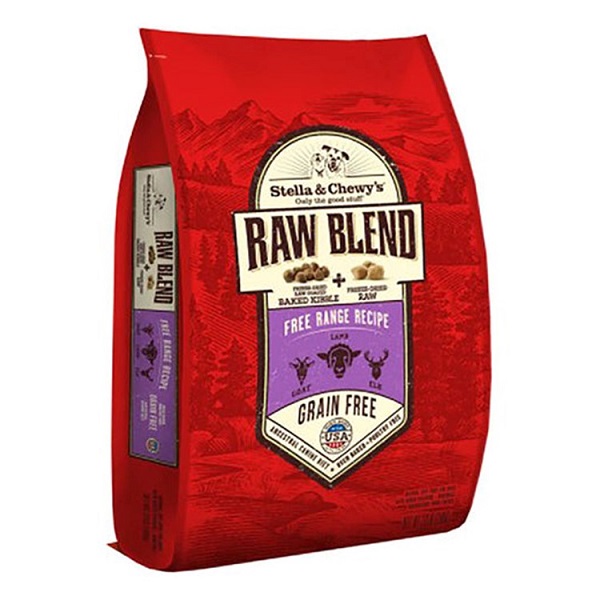 Stella & Chewy's Raw Blend Freen Range Recipe Dry Dog Food - 22lb