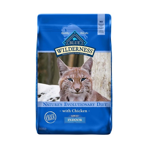 Blue Buffalo Wilderness Indoor Chicken Recipe Dry Cat Food - 5lb