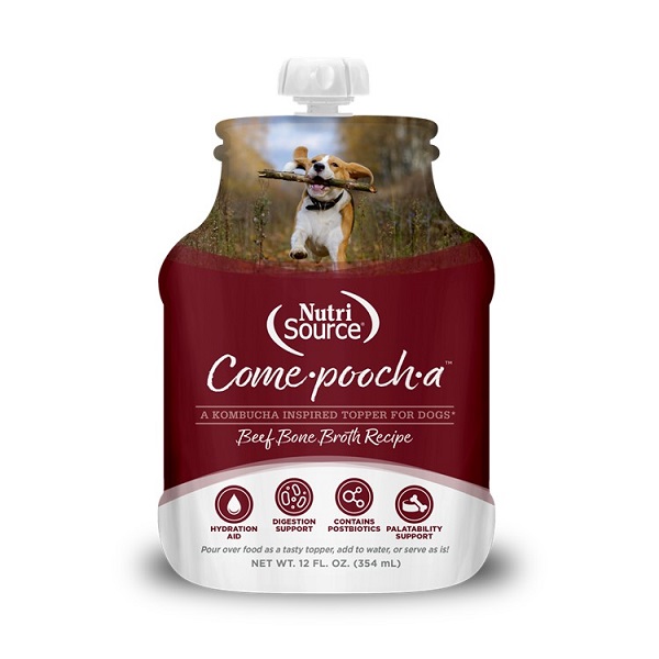 NutriSource Comepoocha Beef Bone Broth Recipe for Dogs - 12oz