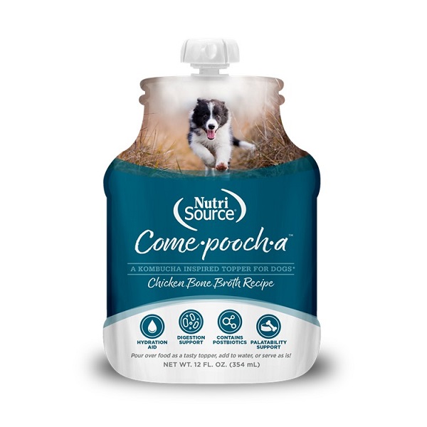 NutriSource Comepoocha Chicken Bone Broth Recipe for Dogs - 12oz