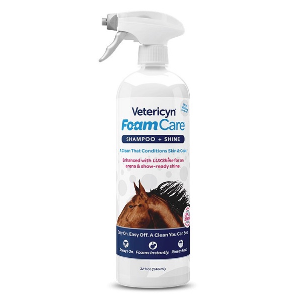 Vetericyn FoamCare Equine Shampoo (32oz)