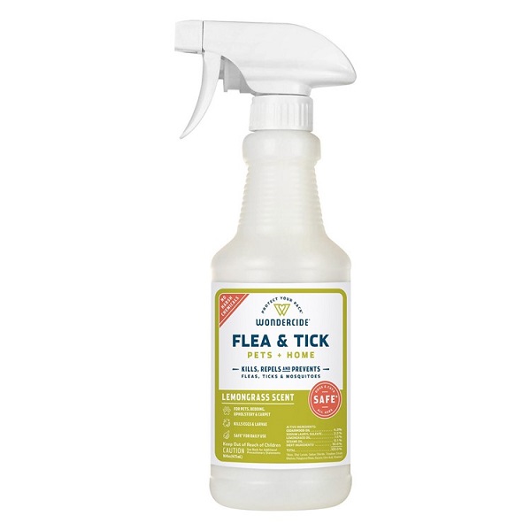 Wondercide Lemongrass Scented Ready-To-Use Flea & Tick Pet Spray