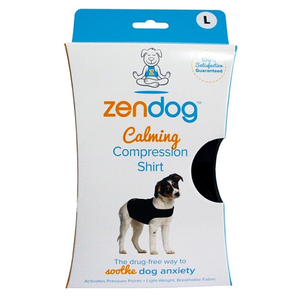ZenPet Calming Compression Shirt Anxiety Vest for Dogs
