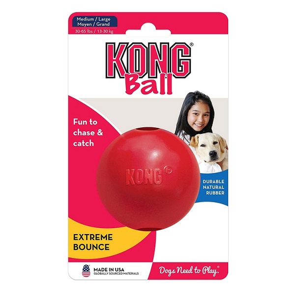 KONG Extreme Bounce Rubber Ball Dog Toy