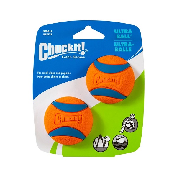 Chuckit! Ultra Rubber Ball Tough Dog Toy (2pk)