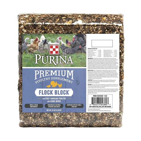 Purina Flock Block Poultry Supplement (25lb)