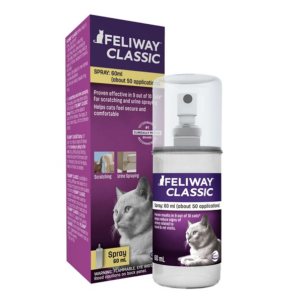 Ceva Feliway Classic Calming Spray for Cats - 60ml