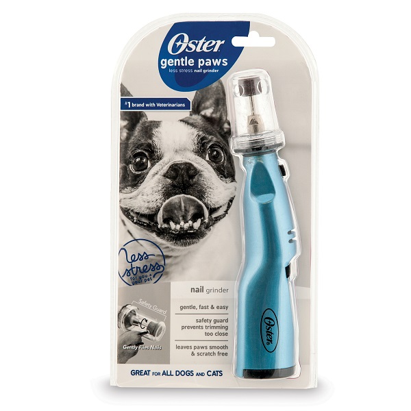 Oster Gentle Paws Less Stress Dog and Cat Nail Blue Grinder