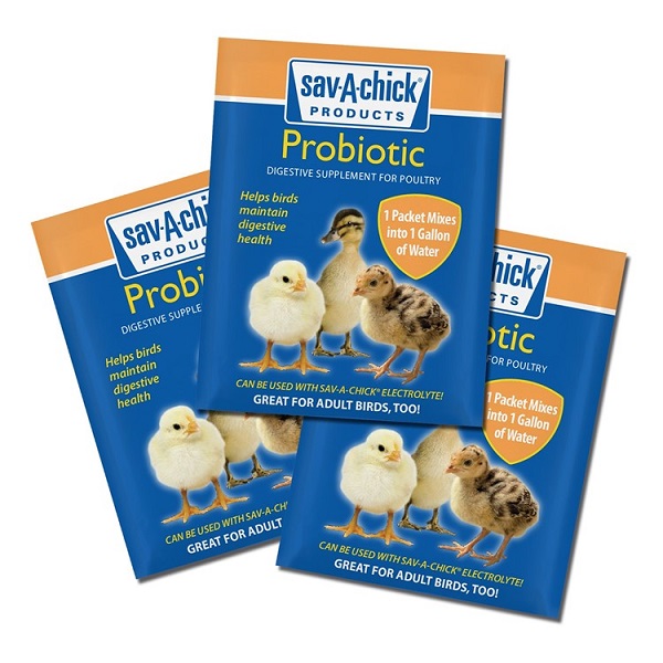 Sav-A-Chick Probiotic Digestive Support Poultry Supplement - 0.17oz (3ct)