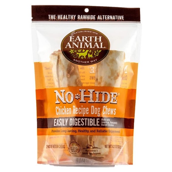 Earth Animal No-Hide Chicken Recipe Dog Chews (2pk)