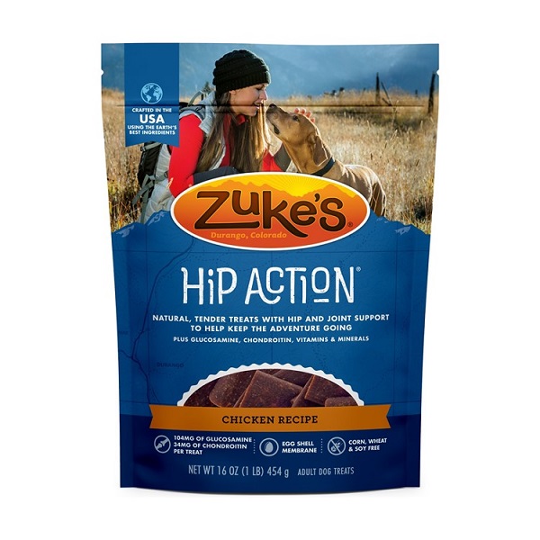 Zuke's Natural Hip & Joint Action Chicken Recipe Dog Treats