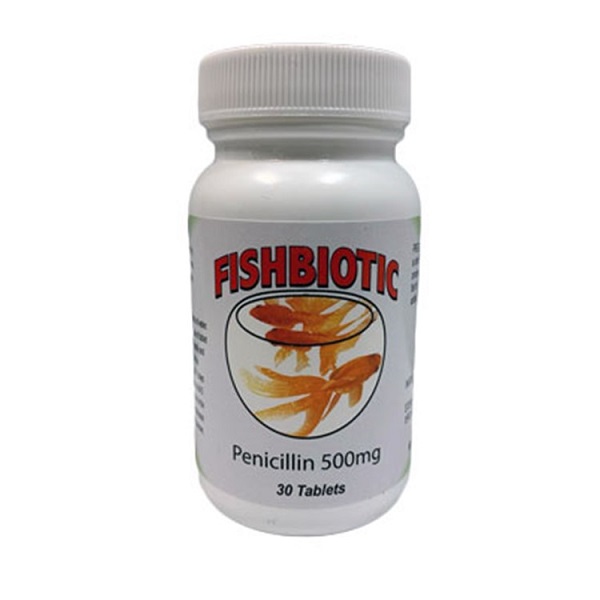 Fishbiotic Penicillin Tablet 500mg - 30ct.