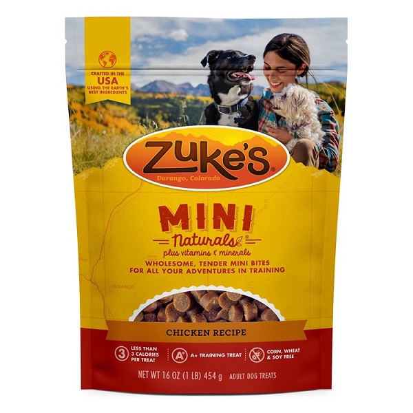 Zuke's Mini Naturals Chicken Recipe Training Dog Treats