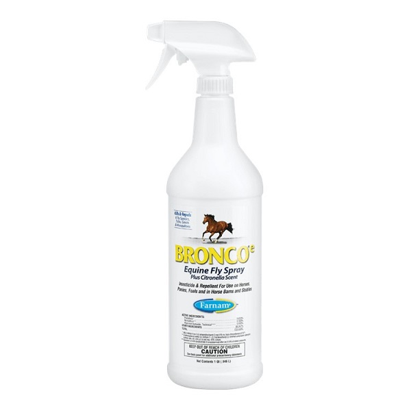 Farnam Bronco e Equine Fly Spray Plus Citronella Scent