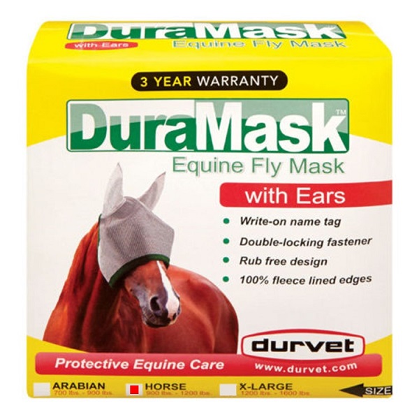 Durvet DuraMask Equine Fly Mask (w/Ears)
