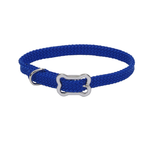 Coastal Pet Products Tuff Collar 3/8" Adjustable Dog Collar w/Plastic Buckle (12") - Blue