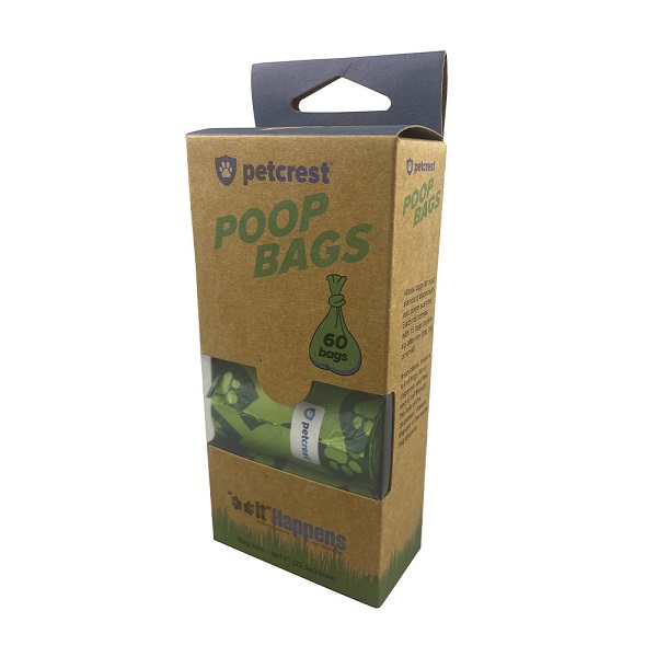 Petcrest Eco Poop Bag Refill - 60ct