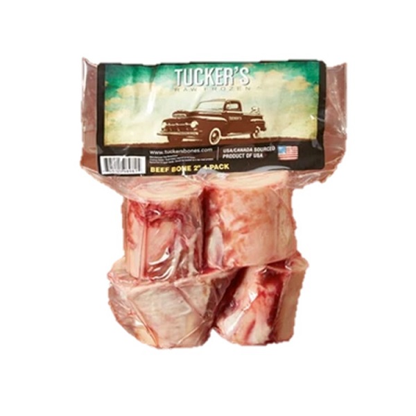 Tucker's Raw Frozen 2" Beef Bone For Dogs - 4pk