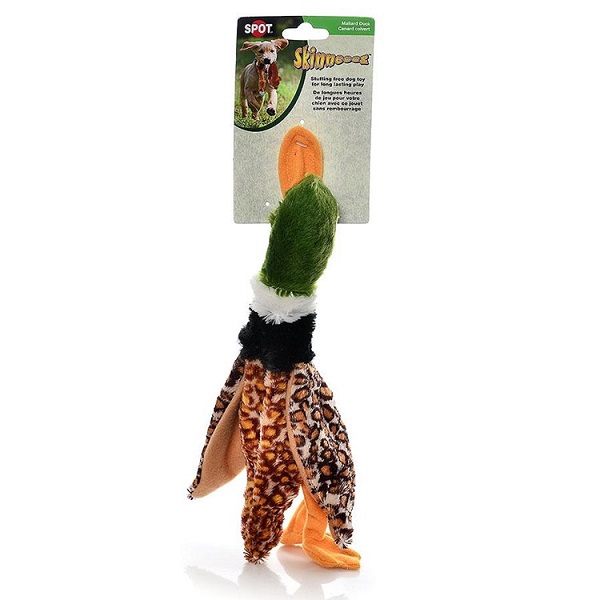 Ethical Pet Plush Skinneeez Mallard Duck Dog Toy - 14.5"