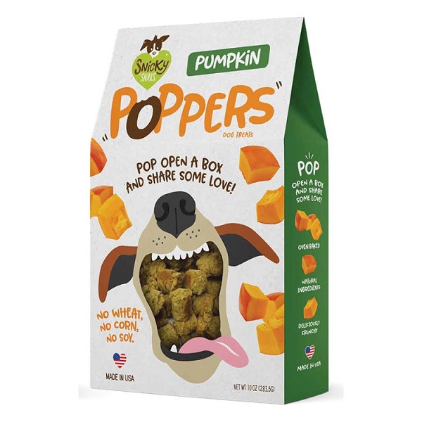 Snicky Snaks Pumpkin Poppers Dog Treats (10oz)