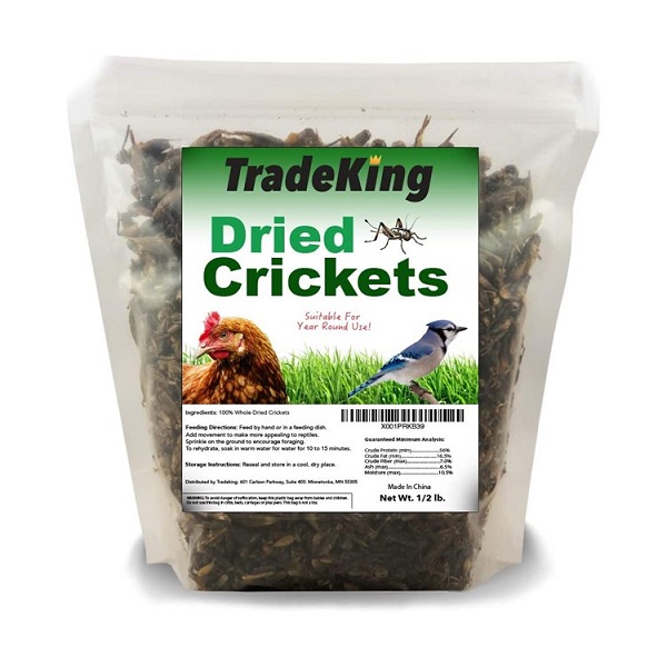 TradeKing Dried Crickets - 1/2lb