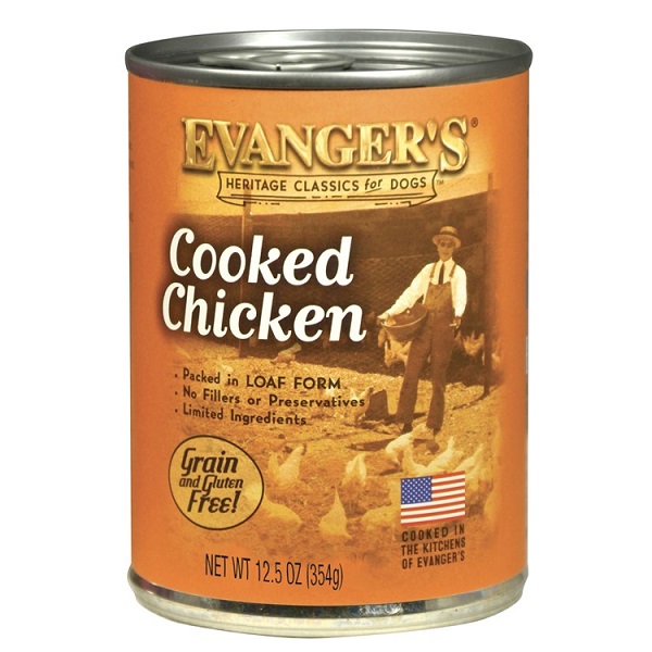 Evanger's Heritage Classic Cooked Chicken Grain-Free Wet Dog Food - 12.5oz