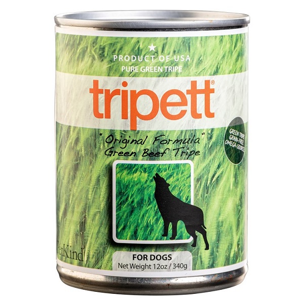 PetKind Tripett Original Formula Green Beef Tripe Grain-Free Canned Dog Food - 12oz