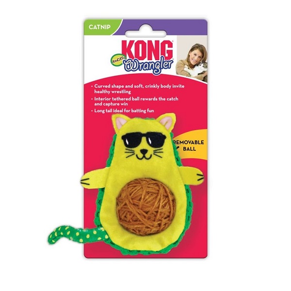KONG Wrangler AvoCATo Cat Toy