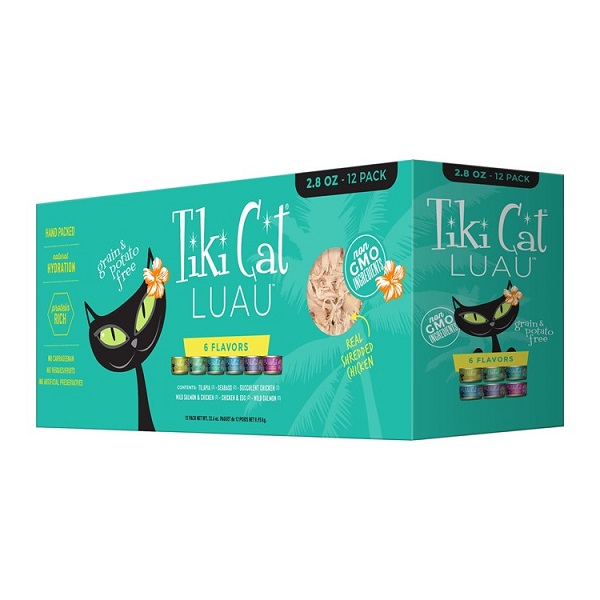Tiki Cat Queen Emma Luau Variety Pack Grain-Free Canned Cat Food - 2.8oz (12ct)