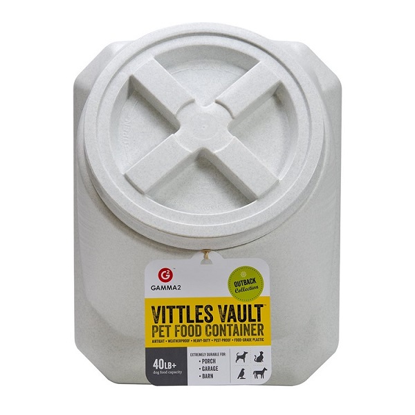 Gamma2 Vittles Vault Pet Food Stackable Storage Container - 40lb