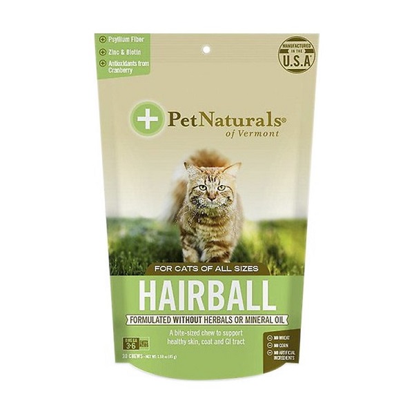 Pet Naturals Hairball Cat Chews - 30ct