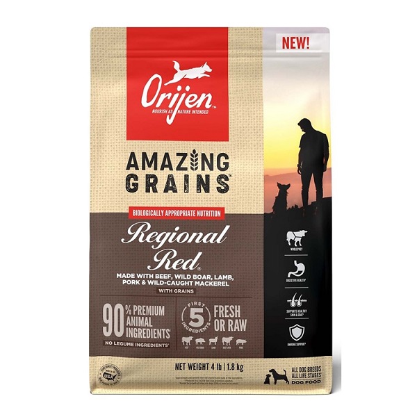 Orijen Amazing Grains Regional Red Dry Dog Food