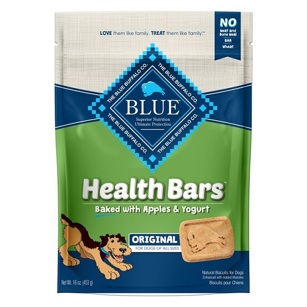 Blue Buffalo Health Bars Baked w/Apples & Yogurt Dog Treats - 16oz