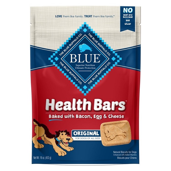 Blue Buffalo Health Bars Baked w/Bacon, Egg & Cheese Dog Treats - 16oz