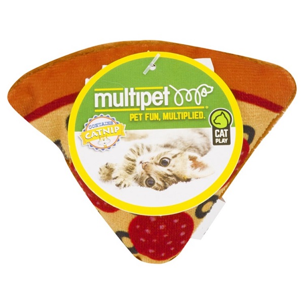 MultiPet Pizza Cat Toy with Catnip 