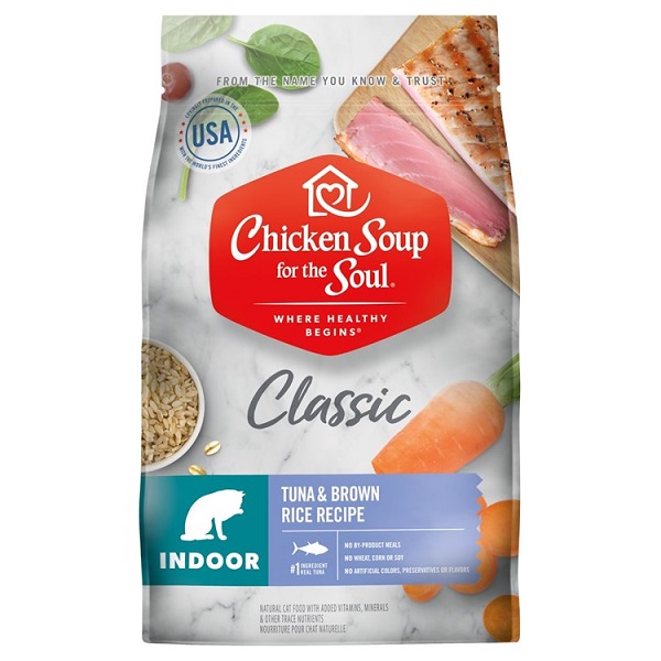 Chicken Soup for the Soul Indoor Tuna & Brown Rice Recipe Dry Cat Food - 13.5lb
