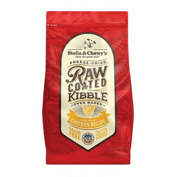 Stella & Chewy's Raw Coated Chicken Recipe Kibble Dog Food (3.5lb)