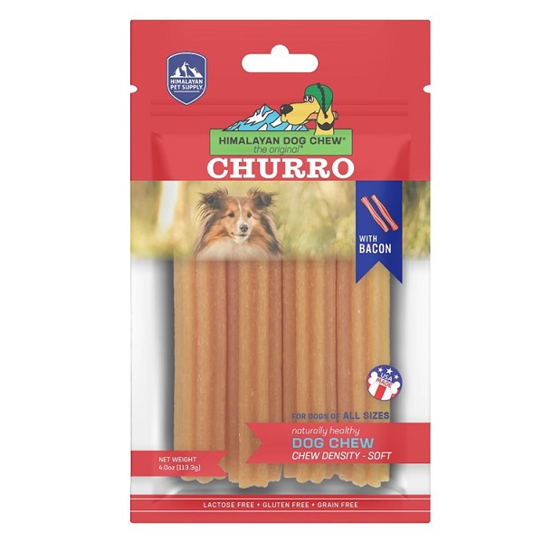 Himalayan Pet Supply Churro Bacon Himalayan Dental Dog Chew (4pk)