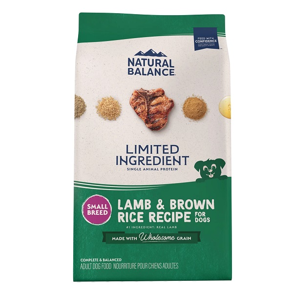 Natural Balance Limited Ingredient Lamb & Brown Rice Recipe Small Breed Dog Food (12lb)