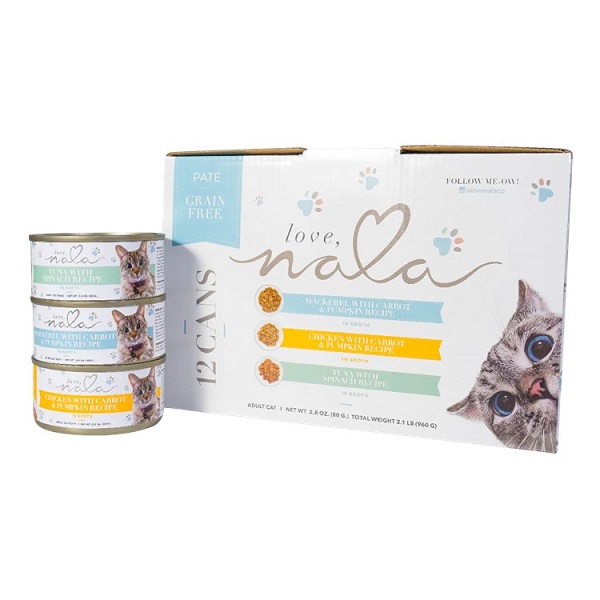 Love Nala Pate Wet Cat Food Variety Pack - 2.8oz (12pc)