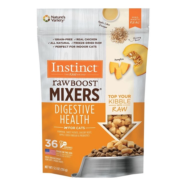 Instinct Freeze-Dried Raw Boost Mixers Digestive Health Recipe Cat Food Topper (5.5oz)