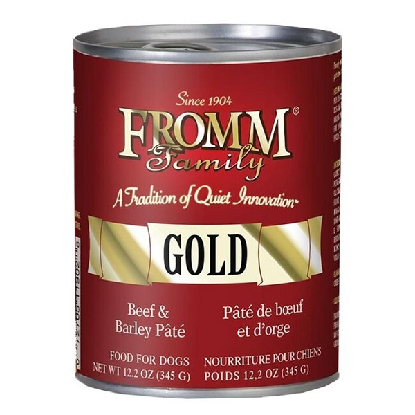 Fromm Gold Beef & Barley Pâté Canned Dog Food - 12.2oz
