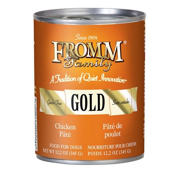 Fromm Gold Grain-Free Chicken Pâté Canned Dog Food - 12.2oz