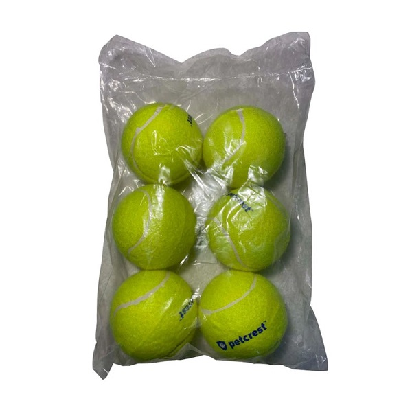 Petcrest Tennis Balls 3" For Dogs - 6ct