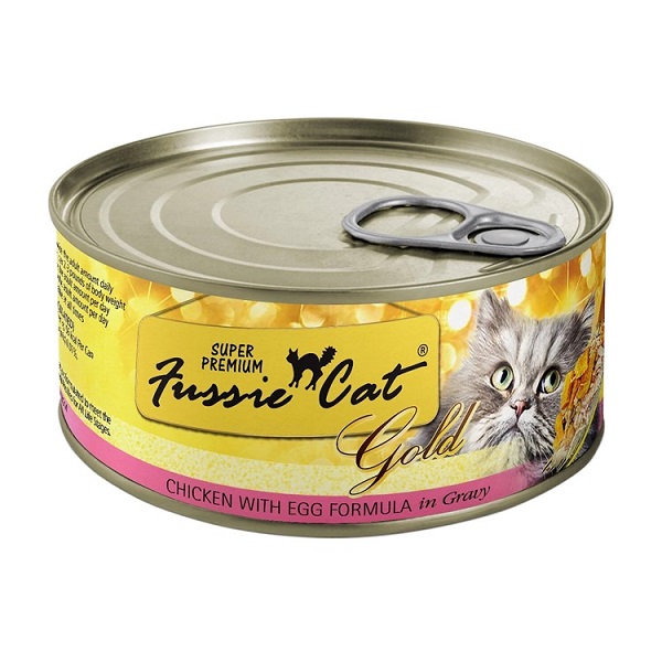 Fussie Cat Chicken With Egg Formula In Gravy Canned Cat Food - 2.82oz