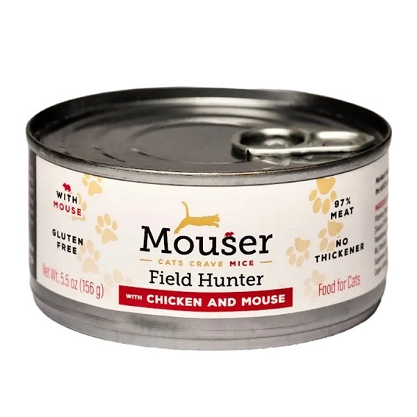 Mouser Field Hunter Canned Cat Food w/Chicken and Mouse (5.5oz)