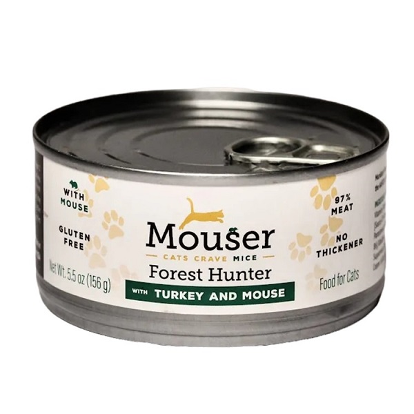 Mouser Forest Hunter Canned Cat Food w/Turkey and Mouse (5.5oz)
